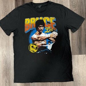 Old Navy Black Bruce Lee Graphic Tee